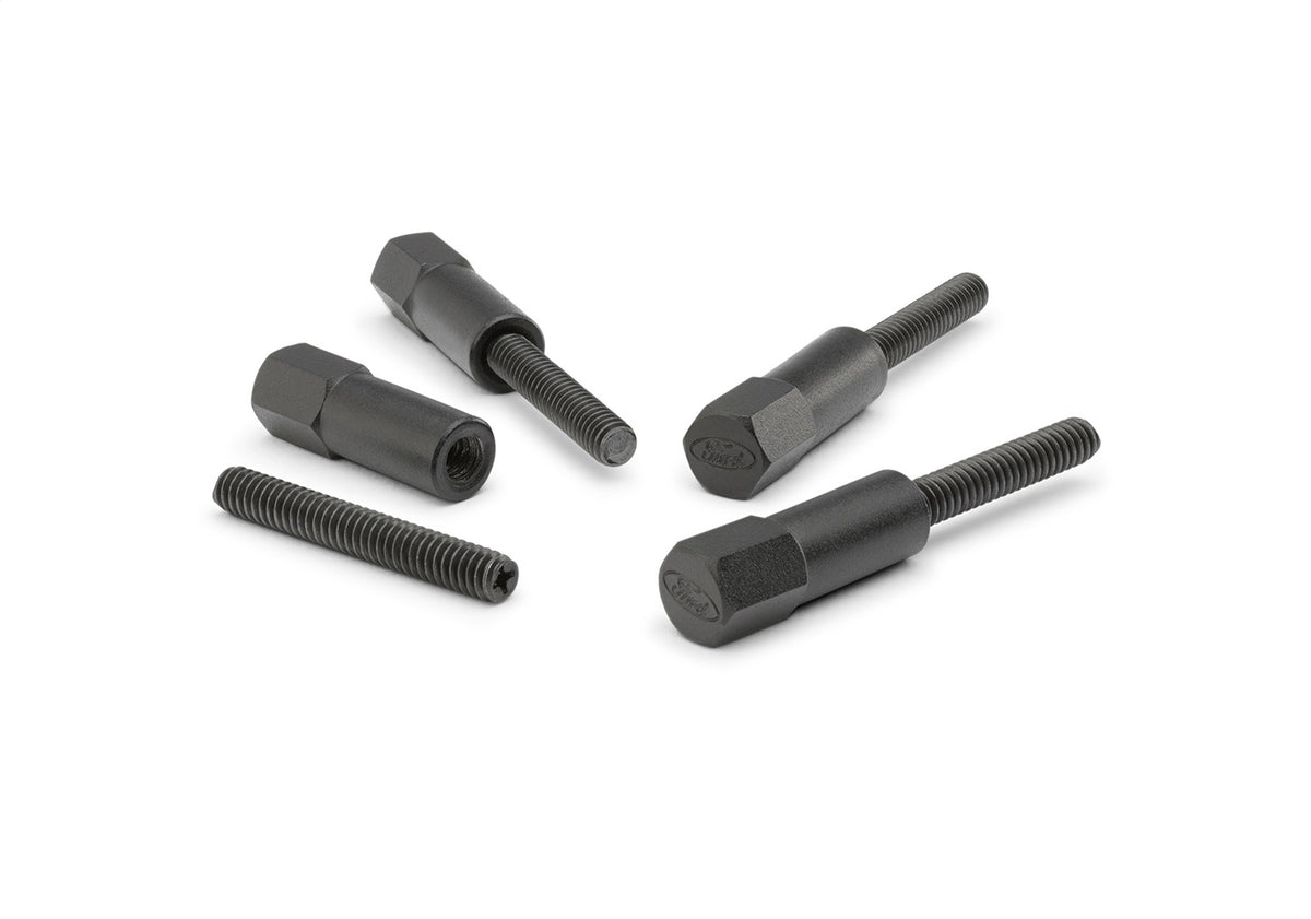 Ford Performance Valve Cover Hold Down Mini-Nuts: Black Crinkle Finish — in use (FRP302-316)