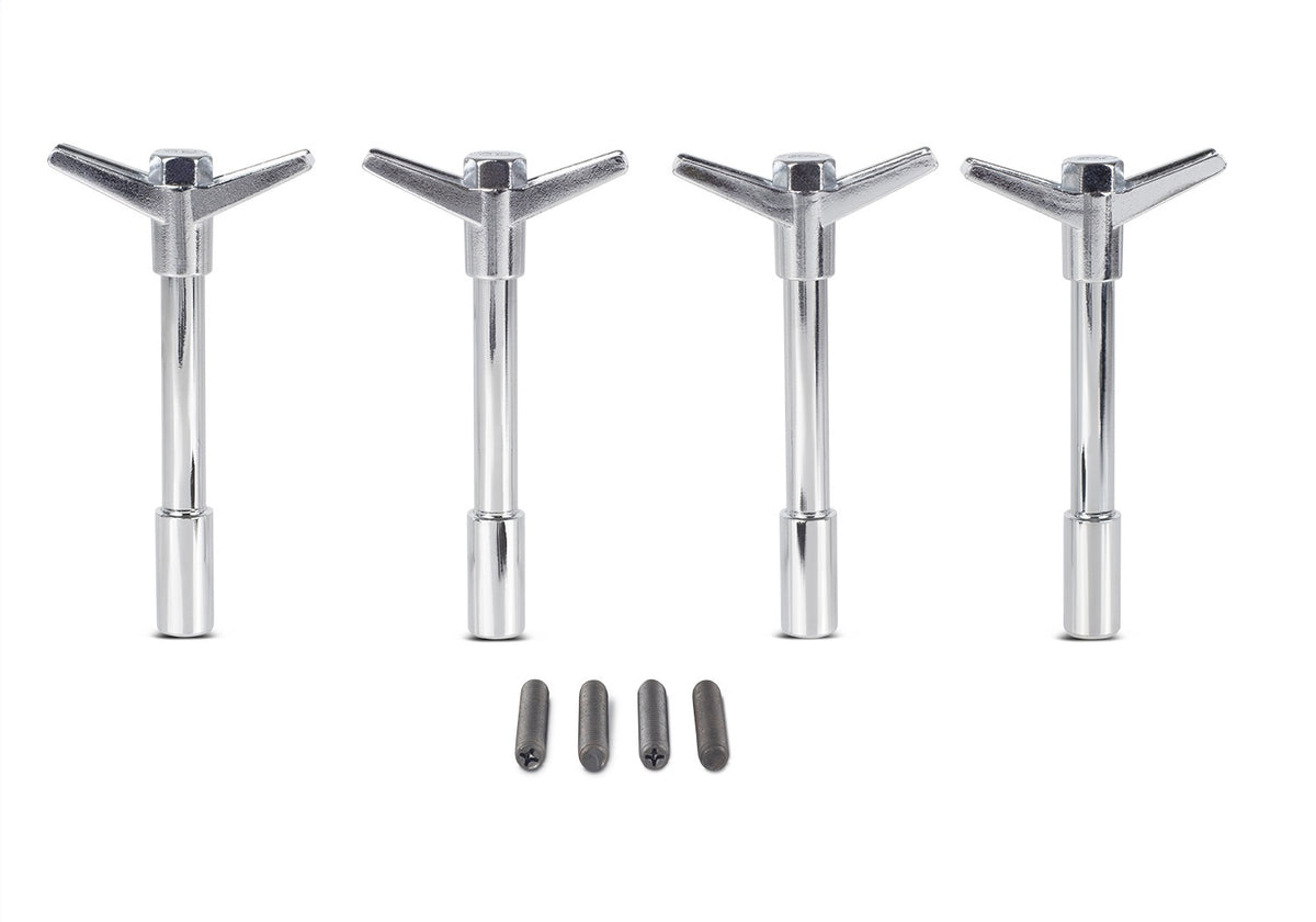 Ford Performance Valve Cover Hold Down Wing Nuts: Chrome (FRP302-325)
