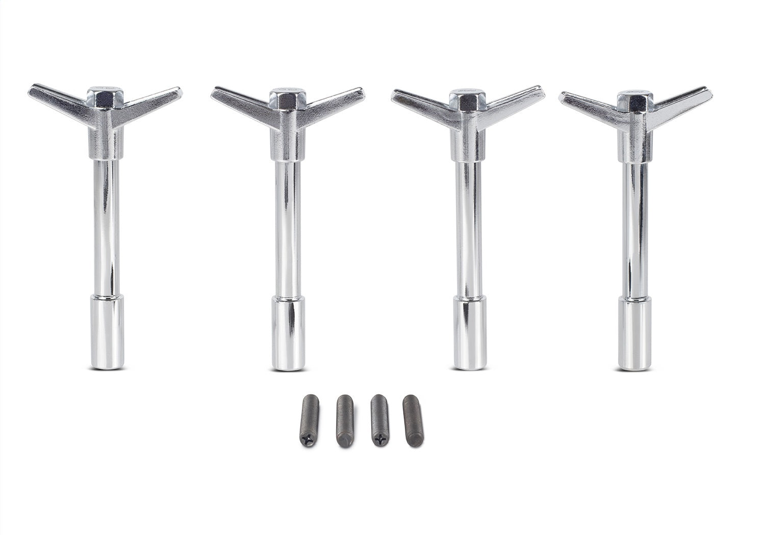 Ford Performance Valve Cover Hold Down Wing Nuts: Chrome (FRP302-325)
