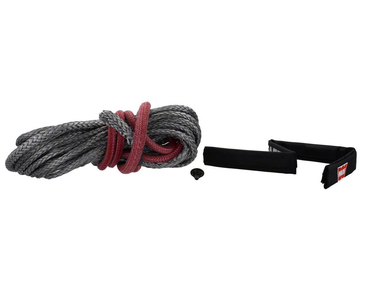 Ford Performance Warn Super Duty Replacement Winch Rope — alternate view (FRPM-1821-TWR)