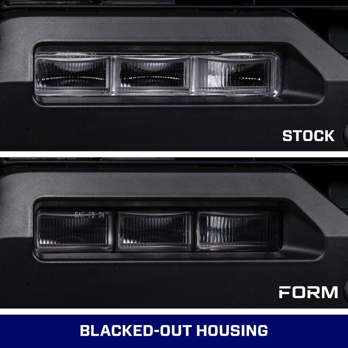 Form Lighting Type T3 Tacoma/Tundra/4Runner/Sequoia LED Fog Lights Yellow (Pair) - FL0083