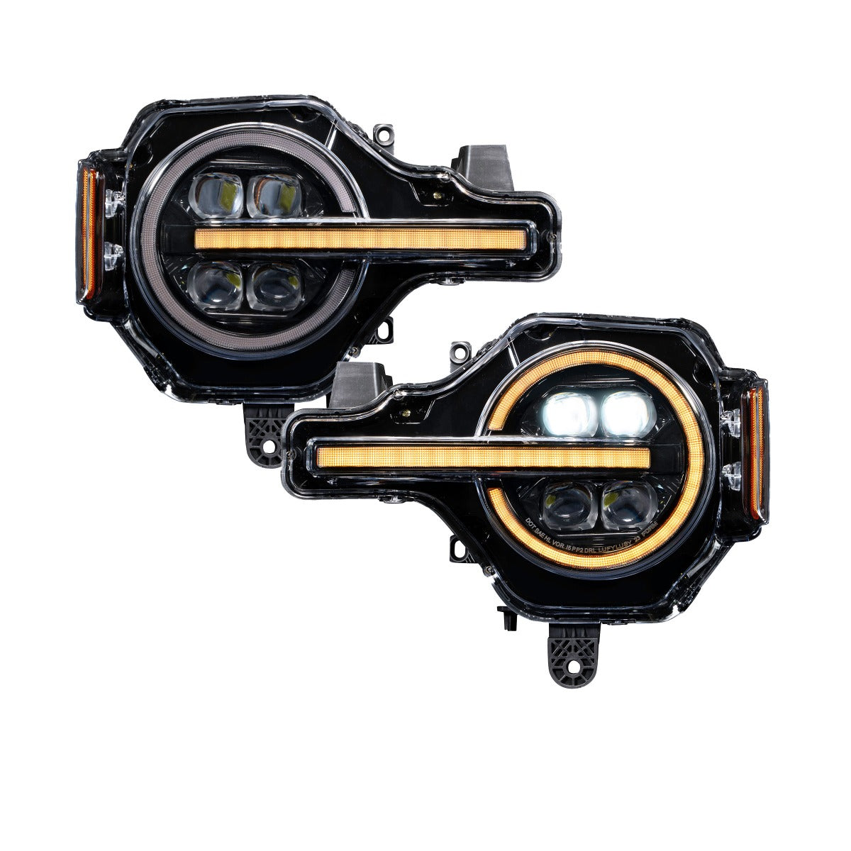 Form Lighting 2021+ Ford Bronco LED Projector Headlights (Pair) - FL0020