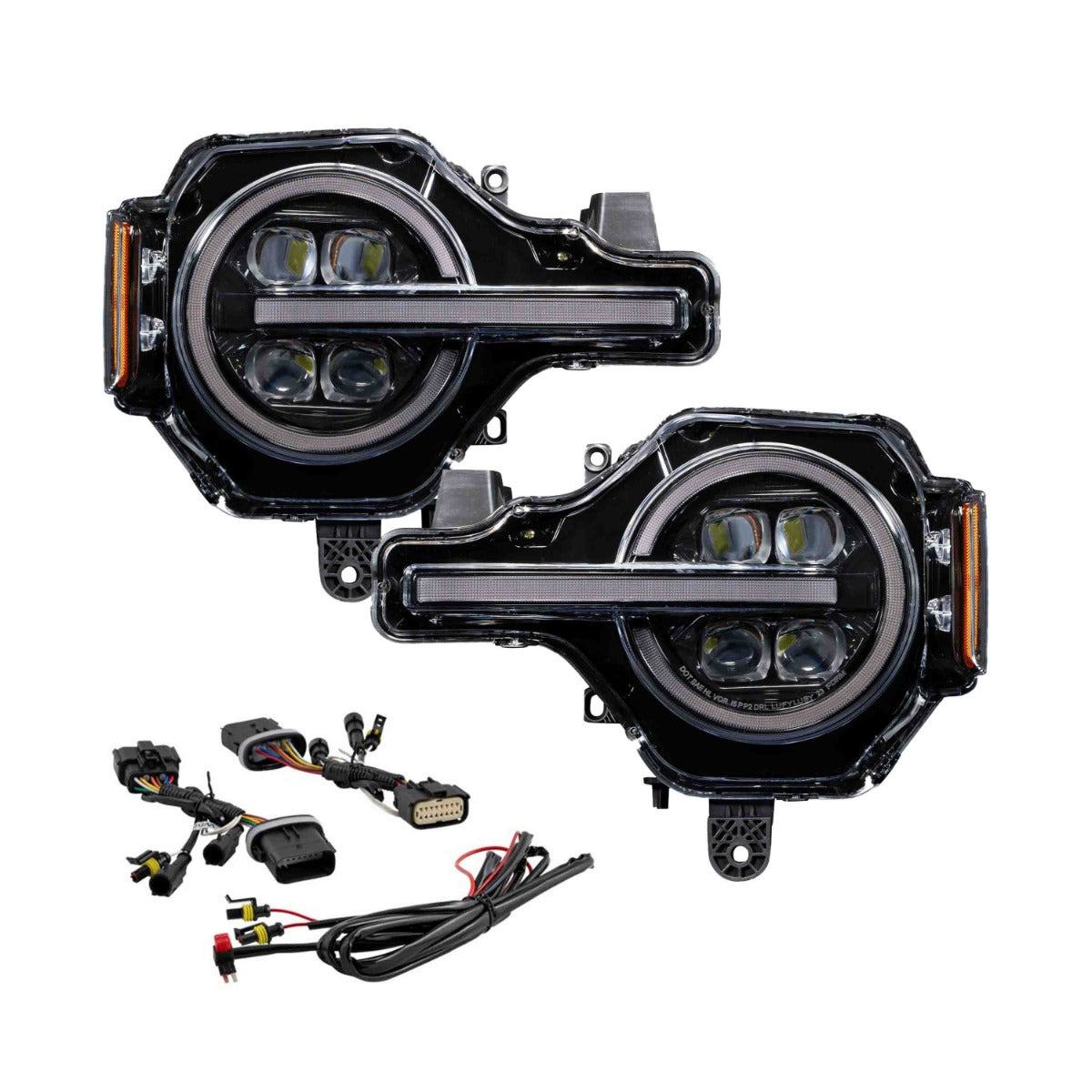 Form Lighting 2021+ Ford Bronco LED Projector Headlights (Pair) - FL0020