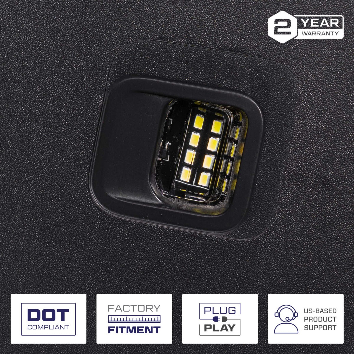 Form Lighting Chevrolet/GMC LED License Plate Lights (Pair) - FL0064