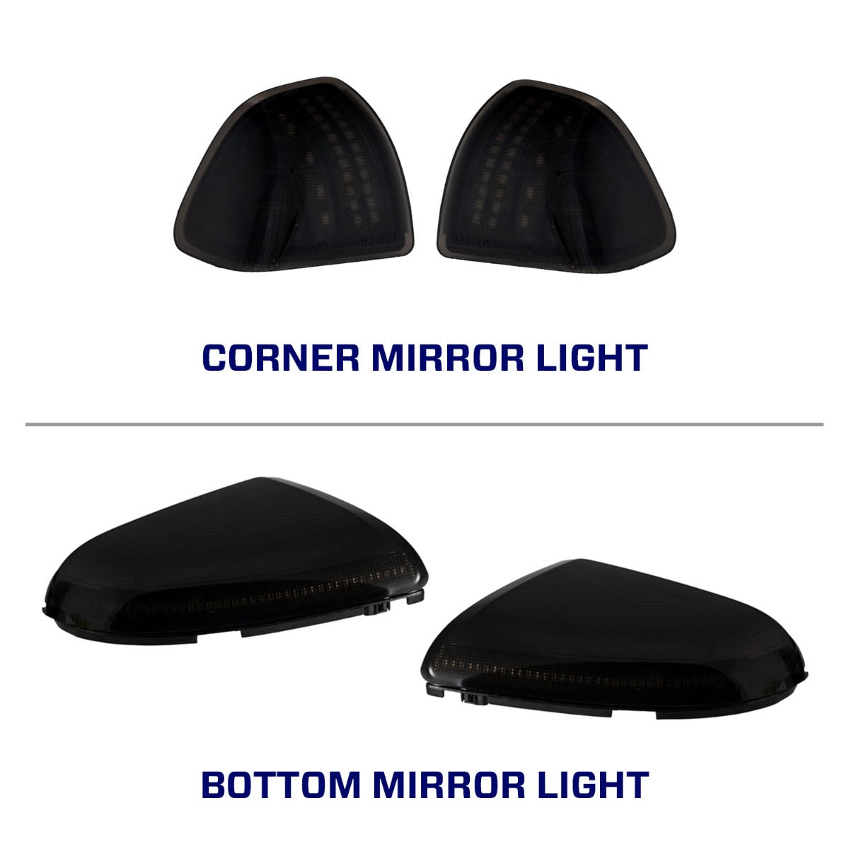 Form Lighting 2009 Ram LED Mirror Lights Corner (Pair) - FL0034