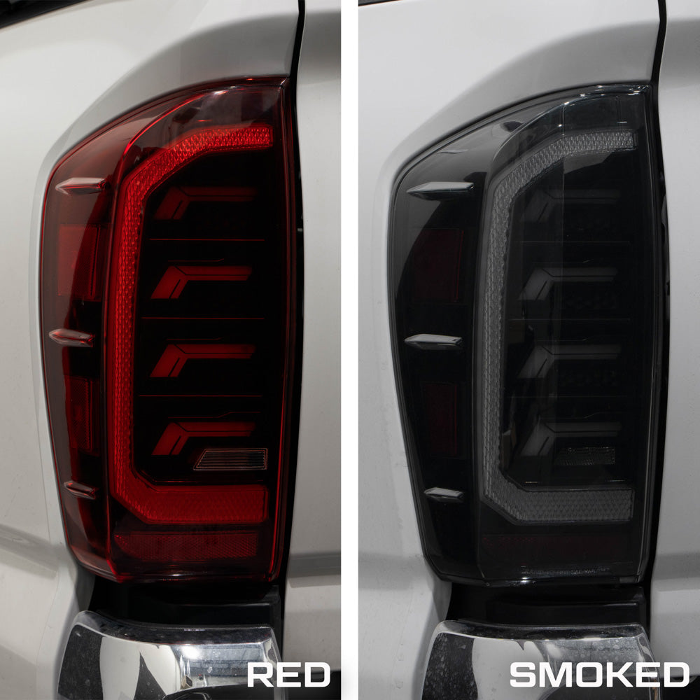 Form Lighting 2016-2023 Toyota Tacoma LED Tail Lights Smoked (Pair) - FL0018