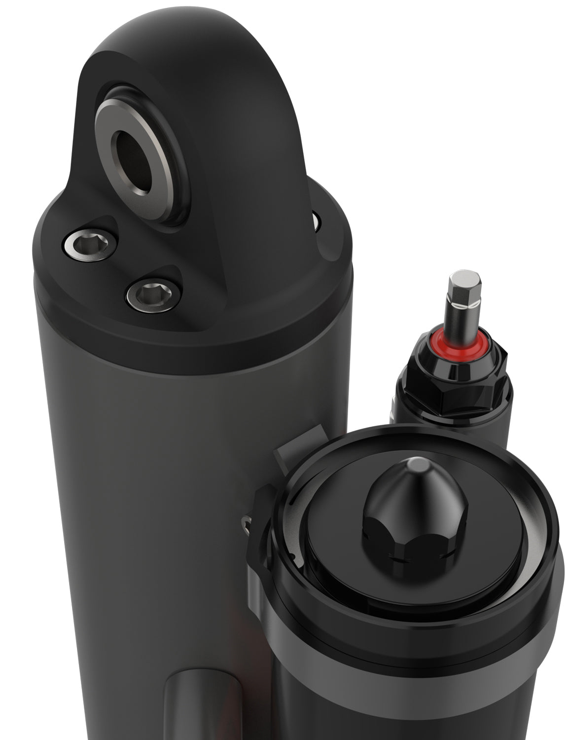 Fox 3.5 Factory Race 3/4in Shaft 5-Tube External Bypass 16in Piggyback Shock - Right - 981-35-402-R