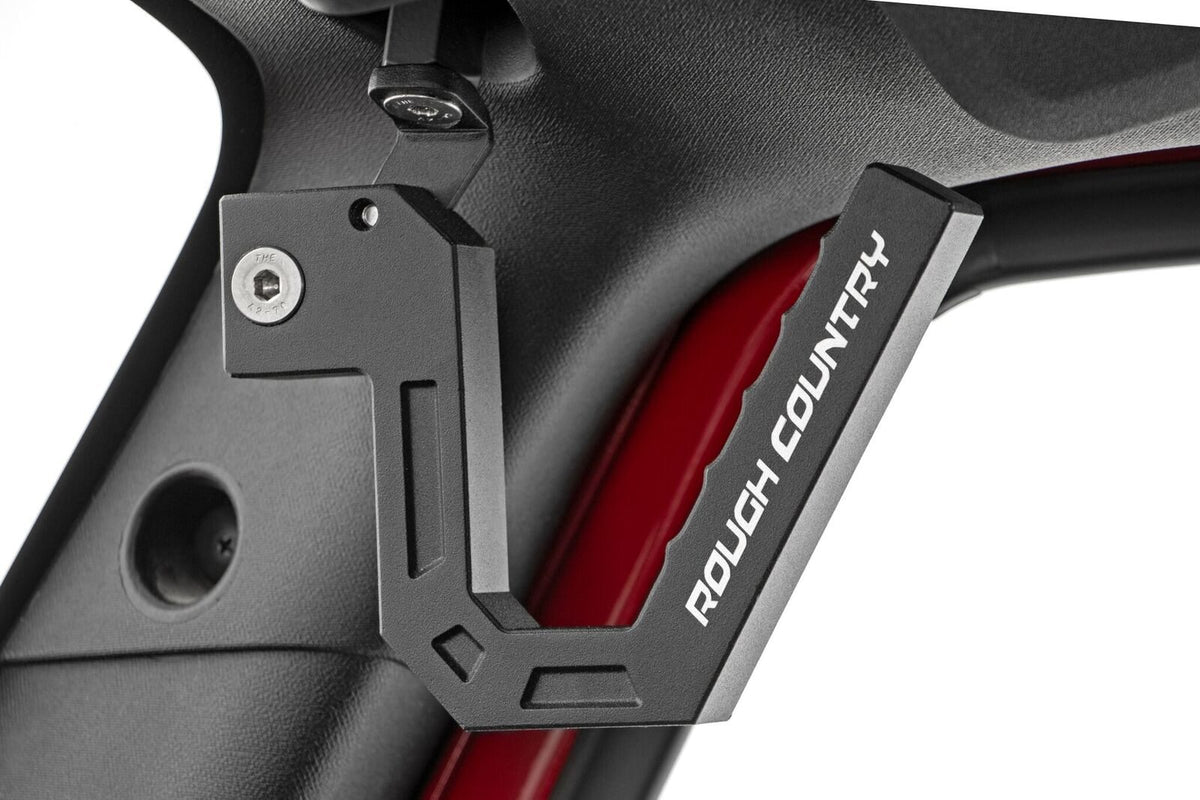 Rough Country - Grab Handles - Alum - Front - Jeep Wrangler JK/Wrangler Unlimited  (2007-2018) - 6507 for 2007-2017 Jeep Wran