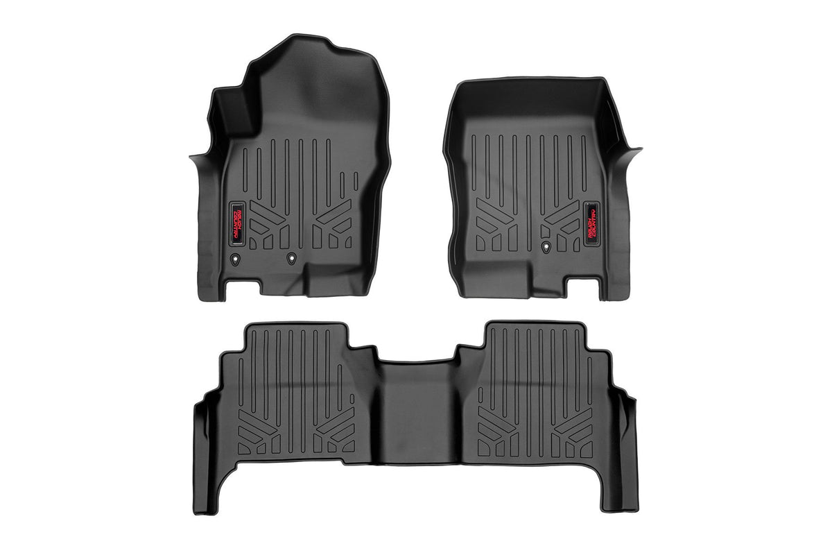 Floor Mats | FR &amp; RR | Crew Cab | Nissan Frontier 2WD/4WD (2008-2021)