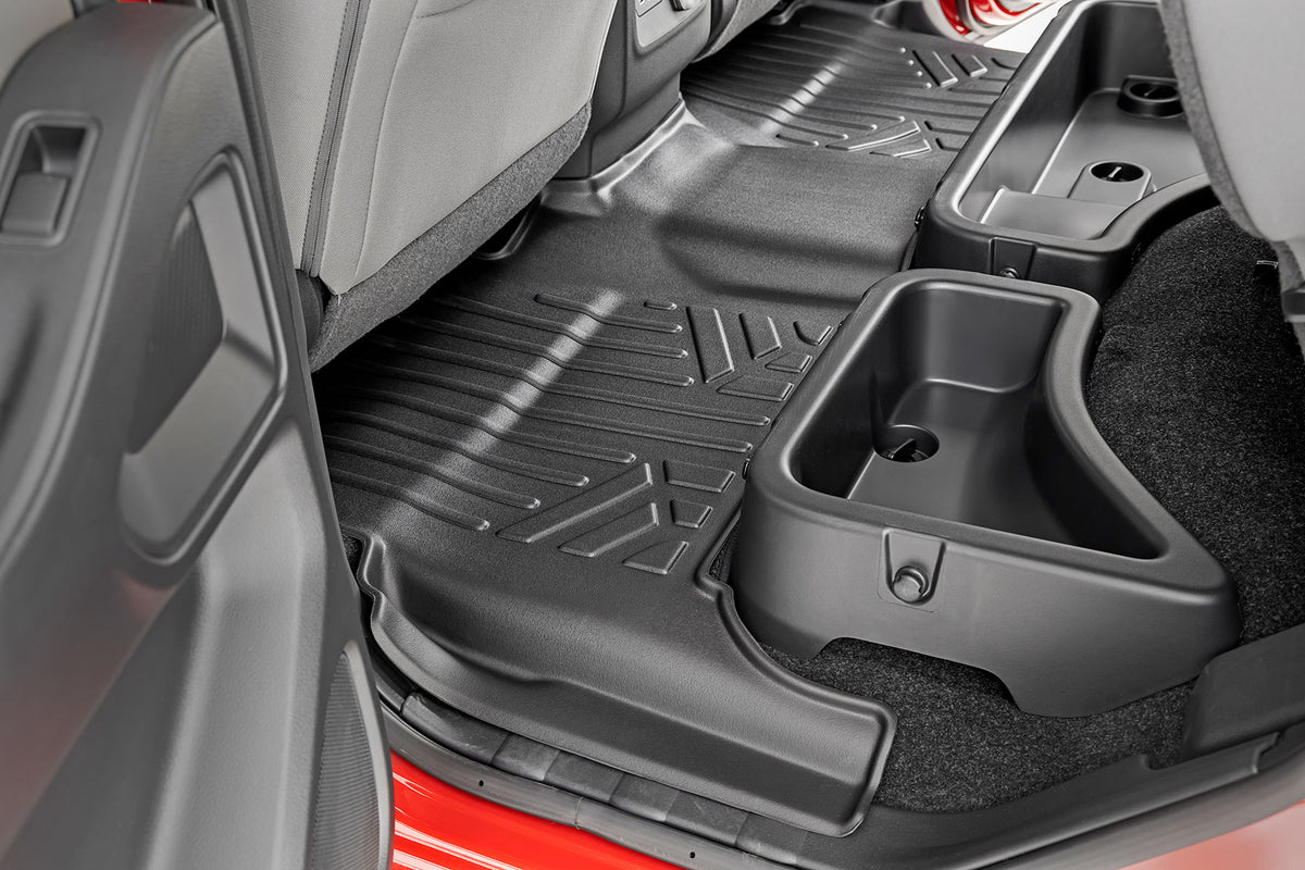 Floor Mats | FR &amp; RR | Crew Cab | Nissan Frontier 2WD/4WD (2008-2021)
