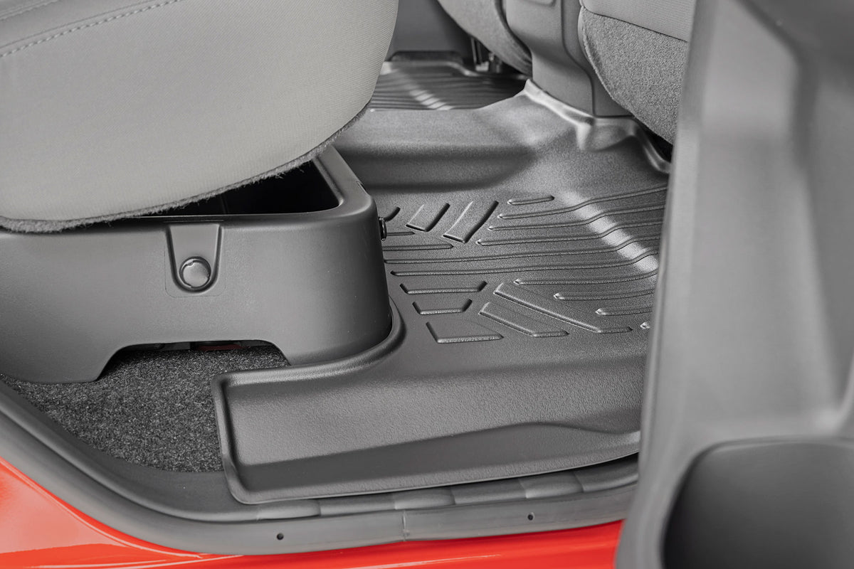Floor Mats | FR &amp; RR | Crew Cab | Nissan Frontier 2WD/4WD (2008-2021)