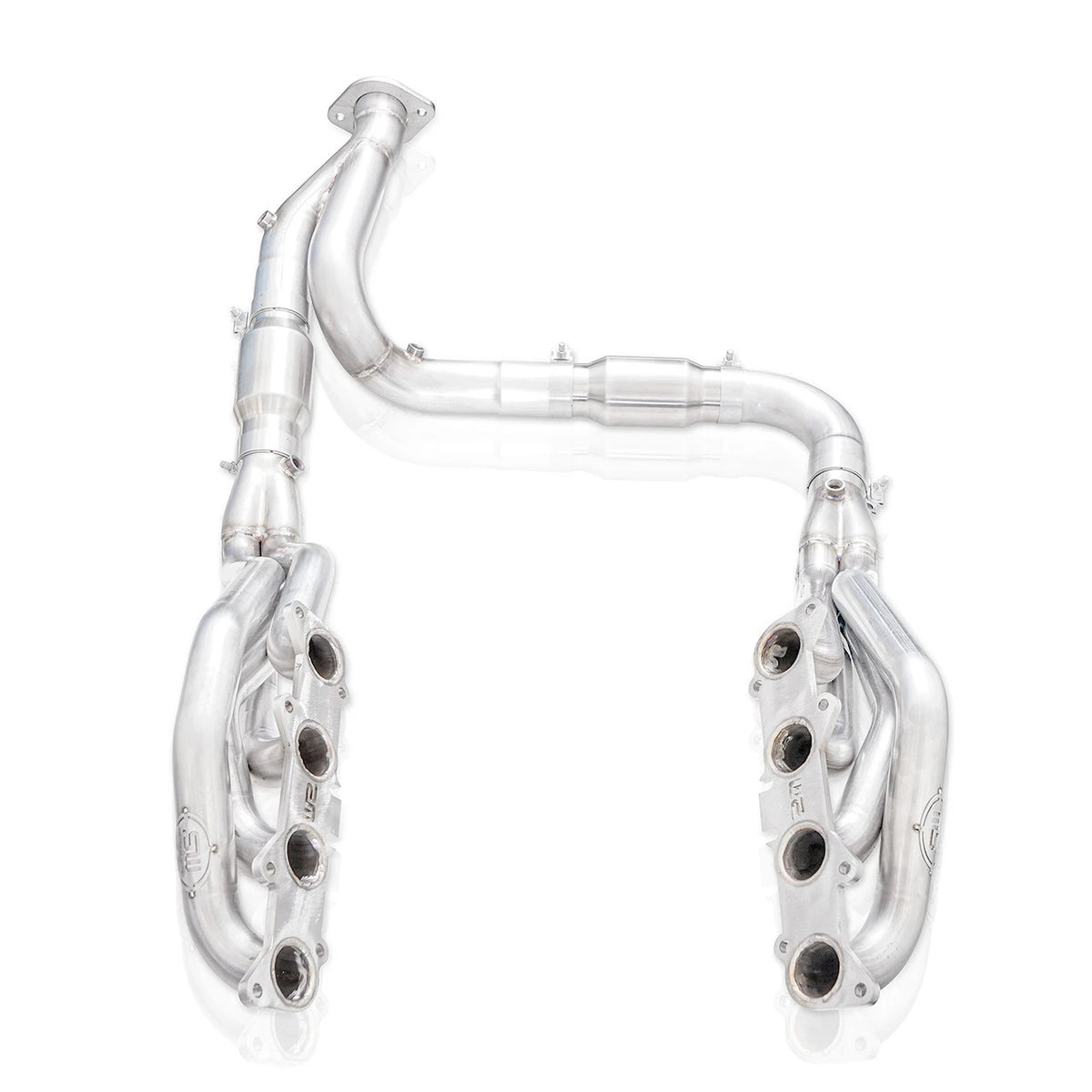 Stainless Works - 2021-2026 F-150 5.0L Long Tube Header Kit Factory Connect - FT21HCATY