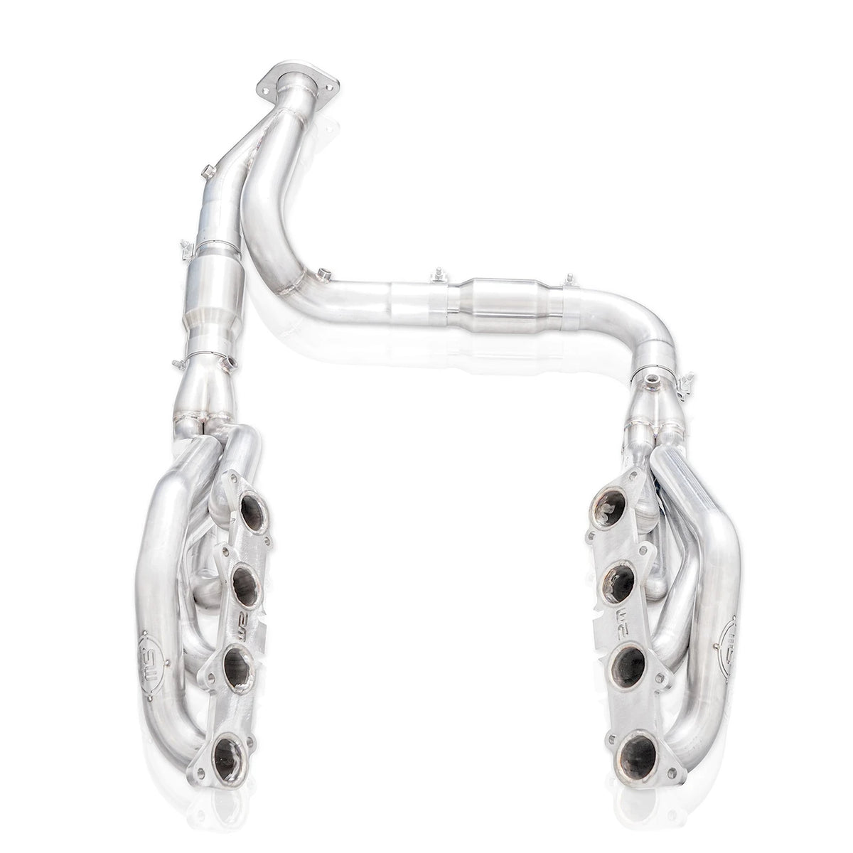 Stainless Works - 2015-20 F-150 5.0L Long Tube Header Kit Factory Connect - FT18HCATY