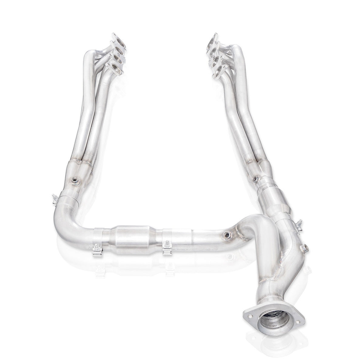 Stainless Works - 2015-20 F-150 5.0L Long Tube Header Kit Factory Connect - FT18HCATY