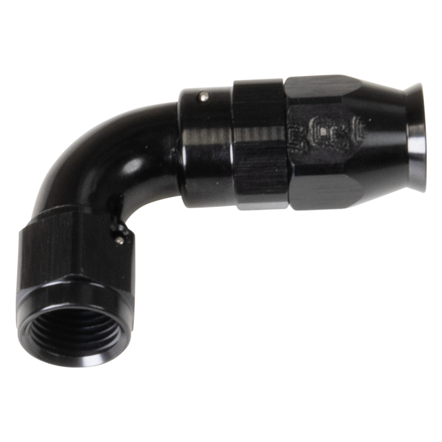 Russell Black 90 -6 Pro Ptfe Hose End - 550513 - front view