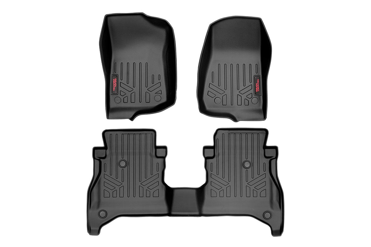 Floor Mats | FR &amp; RR | RR Non-Lock | Jeep Gladiator JT 4WD (2020-2024)