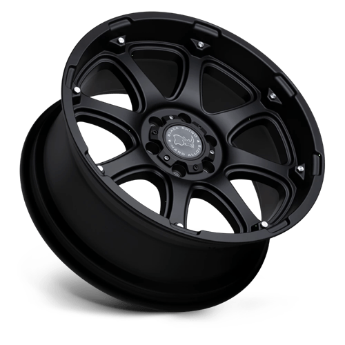 Black Rhino Hard Alloys Glamis 20X9 6X135 +12MM Matte Black