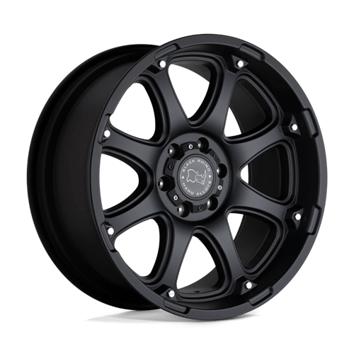 Black Rhino Hard Alloys Glamis 20X9 8X165.1 -12MM Matte Black