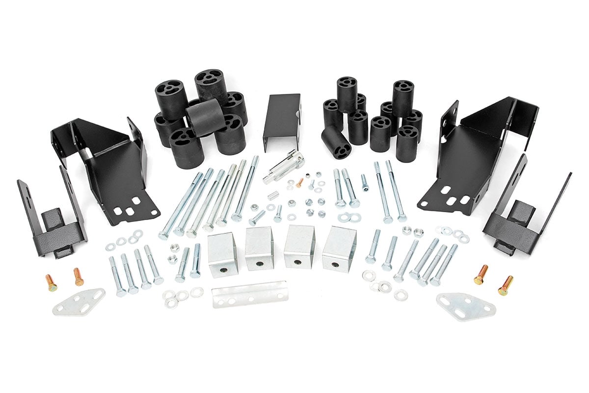 3 Inch Body Lift Kit | Chevy Silverado &amp; GMC Sierra 1500 2WD/4WD (2007-2013)
