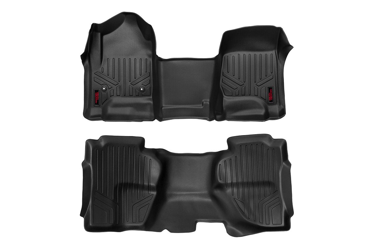 Floor Mats | FR &amp; RR | OV Hump | Ext Cb | Chevy/GMC 1500/2500HD/3500HD 2WD/4WD
