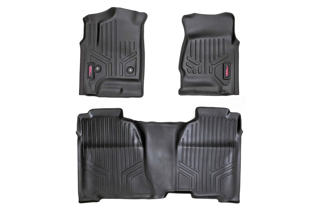 Floor Mats | FR &amp; RR | Crew Cab | Chevy/GMC 1500/2500HD/3500HD 2WD/4WD
