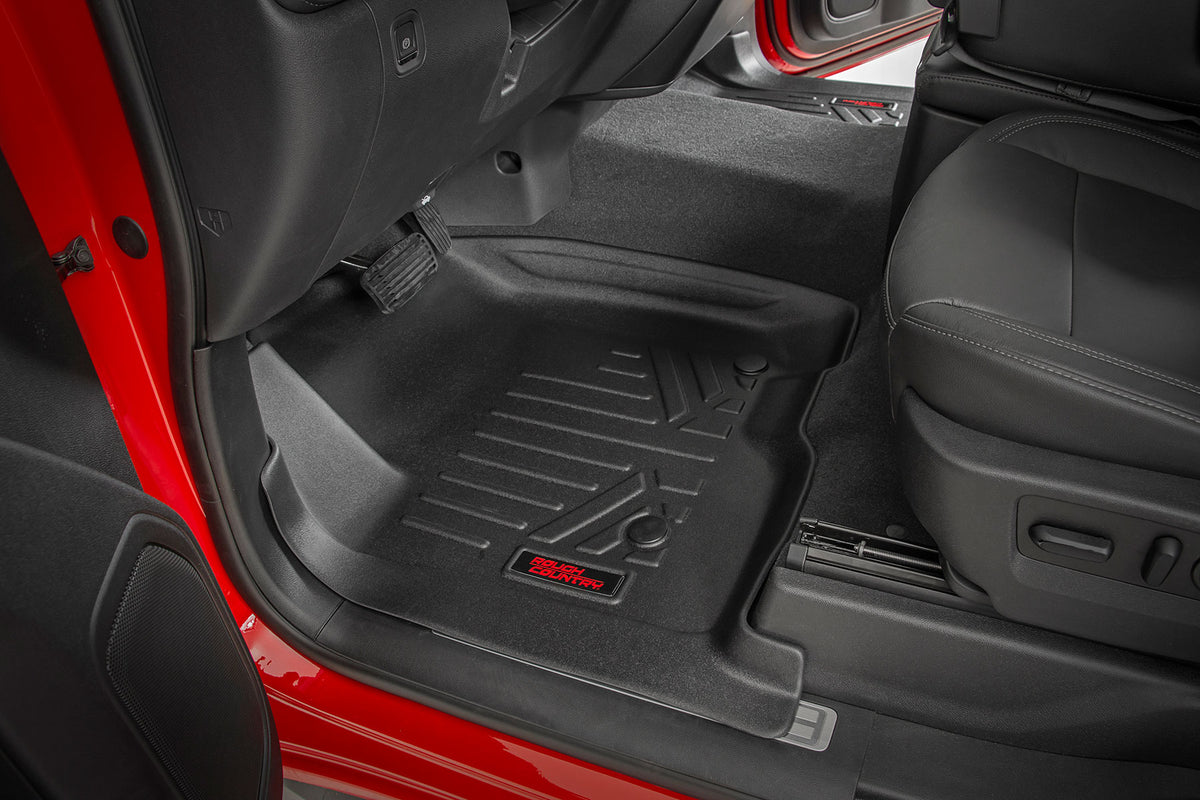 Floor Mats | FR &amp; RR | FR Bucket | Crew | Chevy/GMC 1500/2500HD/3500HD (19-24)