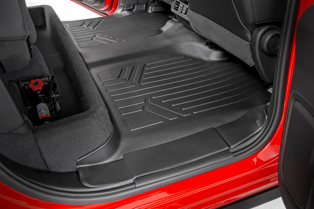 Floor Mats | FR &amp; RR | FR Bucket | Crew | Chevy/GMC 1500/2500HD/3500HD (19-24)