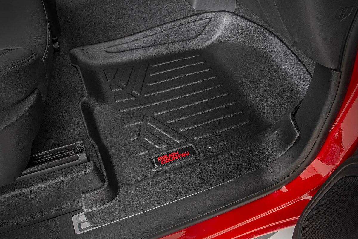 Floor Mats | FR &amp; RR | FR Bucket | Crew | Chevy/GMC 1500/2500HD/3500HD (19-24)