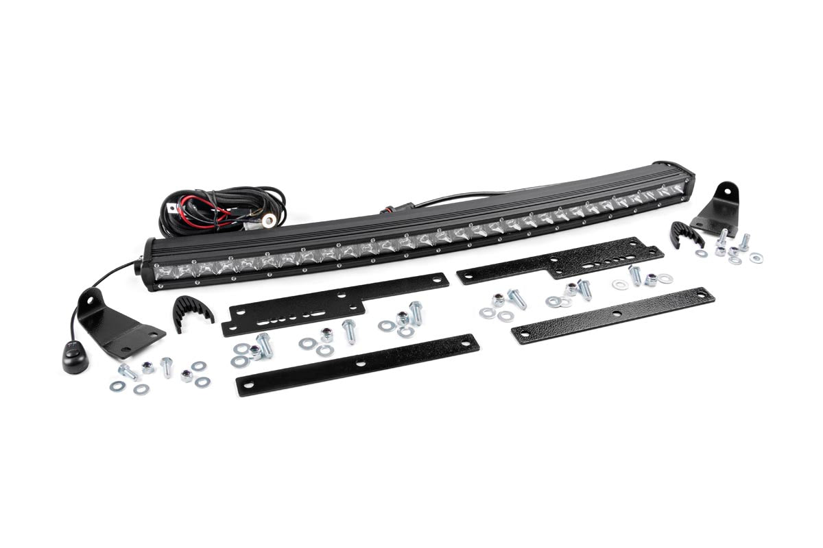 LED Light Kit | Behind Grille Mount | 30&quot; Chrome Single Row | Chevy/GMC 1500 (14-18 &amp; Classic)