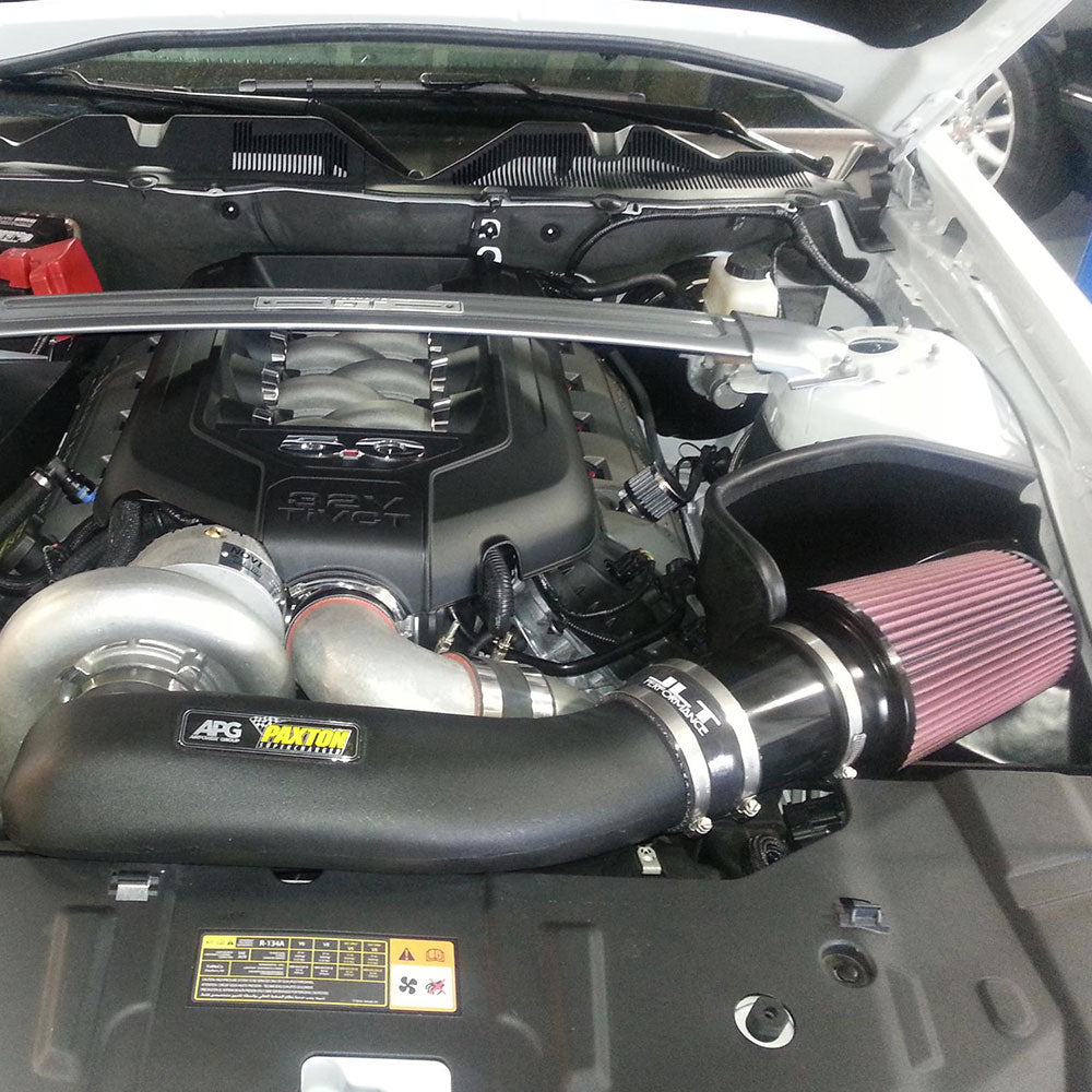 JLT Air Box-Blow Through for 2011-2014 Ford Mustang GT with Vortech or Paxton Supercharger - JLTAB-FMGPV-11