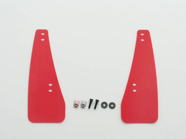 Cusco 2023+ Toyota GR Corolla (GZEA14H) AWD Front Red EVA Mud Flaps - Set of 2 - 1H1 850 FR for 2023-2025 Toyota GR Corolla -