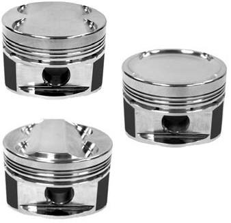 Manley 97-00 Honda CRV (B20B4 w/ B16A1-A20A3) 85mm +1.0mm Oversize Bore 9.0:1 Dish Piston Set with R - 602010-4