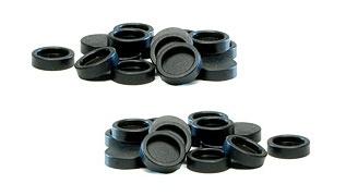Manley Wear Caps .3130in stem valves (8mm) (8pcs.) - 42125-8