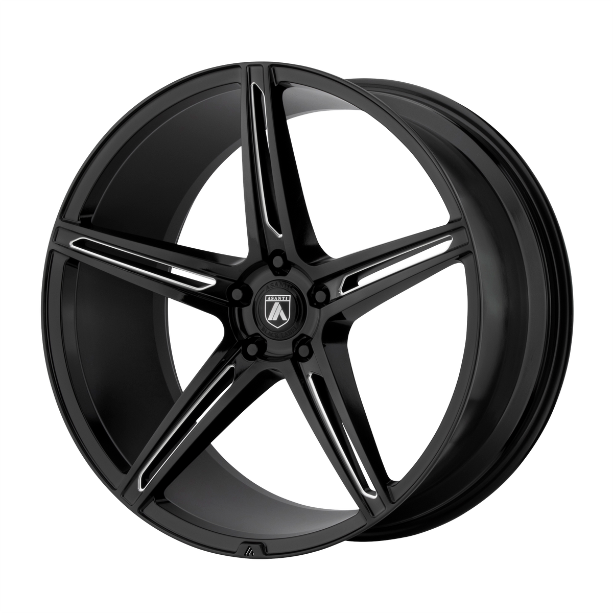 Asanti Black Abl-22 Alpha 5 22X10.5 BLANK +25MM Gloss Black Milled