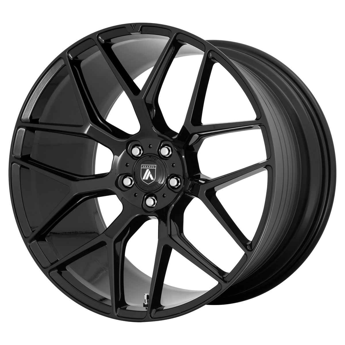 Asanti Black Abl-27 Dynasty 20X9 5X114.3 +35MM Gloss Black