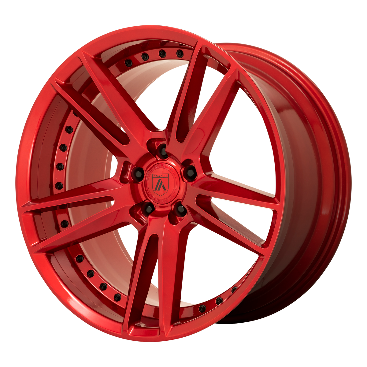 Asanti Black Abl-33 Reign 20X10.5 5X114.3 +38MM Candy Red