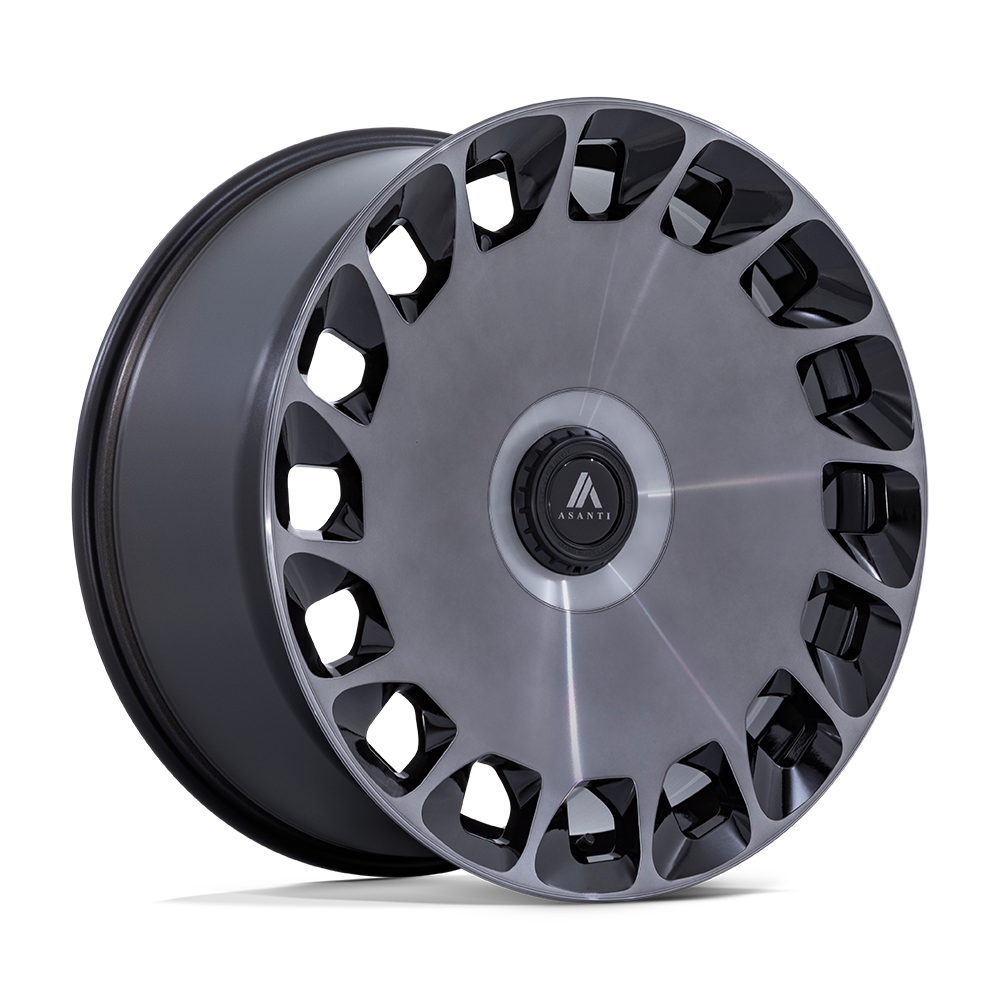 Asanti Black Ab045 Aristocrat 22X10.5 BLANK +15MM Gloss Black Machined Fc W/ Ddt