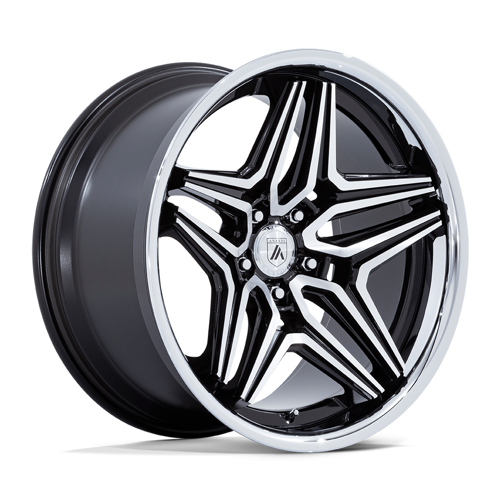 Asanti Black Ab046 Duke 20X9 BLANK +15MM Gloss Black Machined