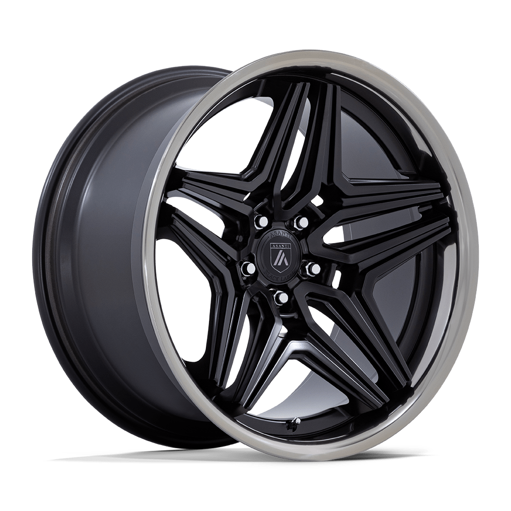 Asanti Black Ab046 Duke 20X9 5X120 +15MM Satin Black W/ Ddt Lip