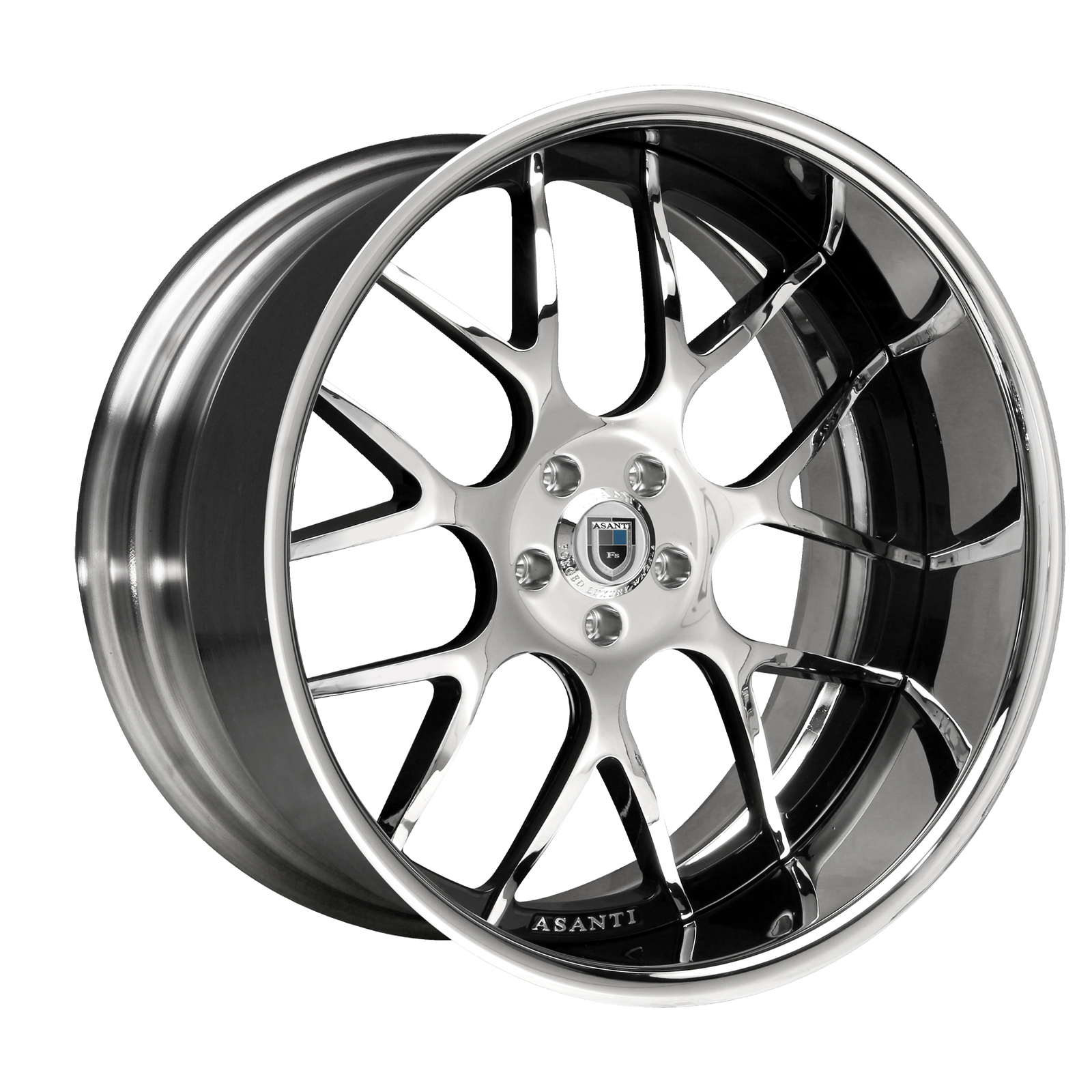 Asanti - AF174 2PC 22X9 5X112 +24 G-black