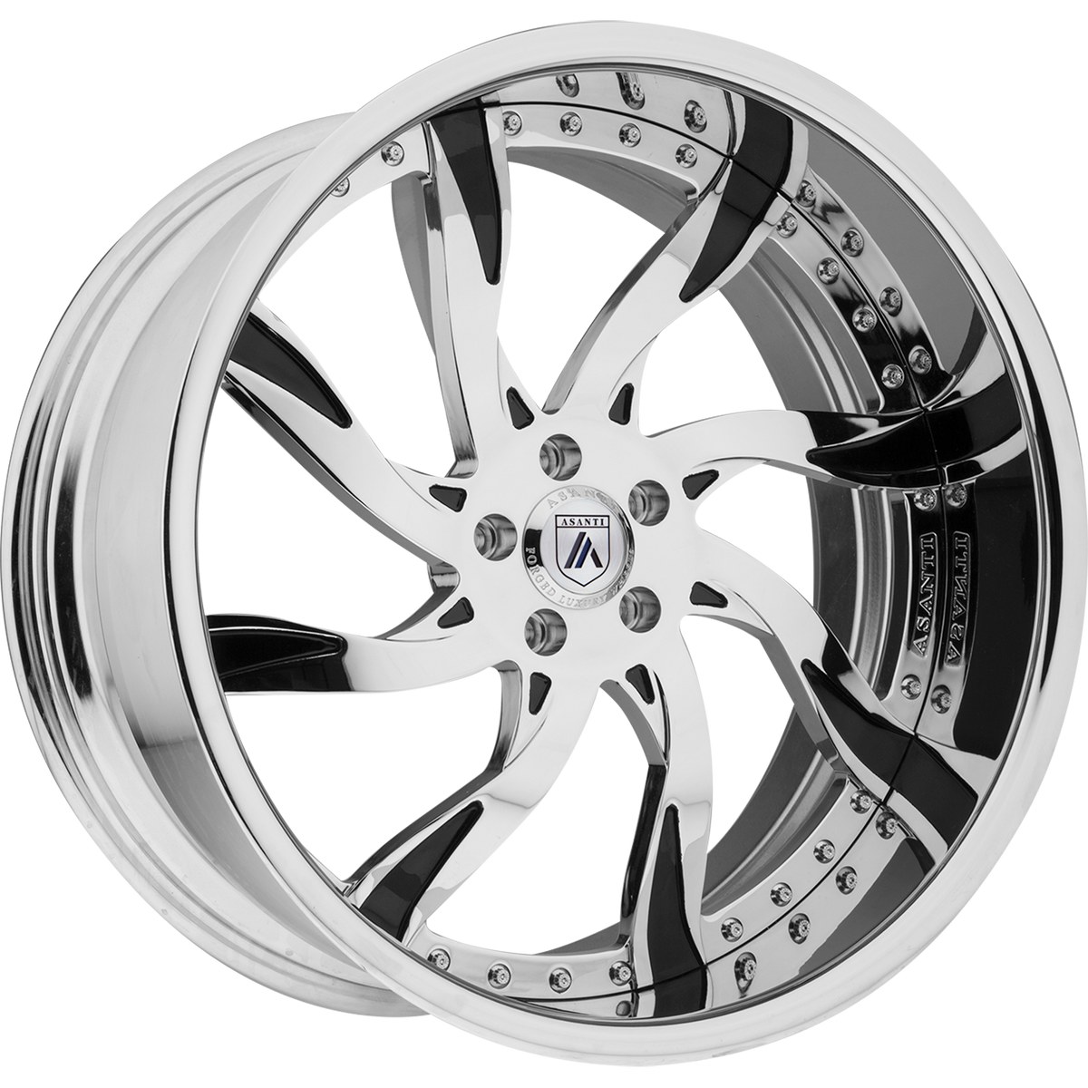 Asanti - AF841 Mono 24X9 5X4.75 +5 Brushed Right