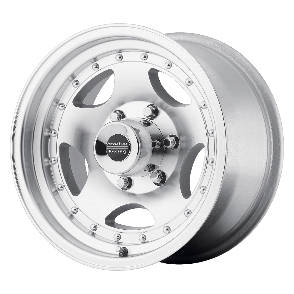 American Racing Ar23 16X8 8X165.1 +0MM Machined W/ Clear Coat