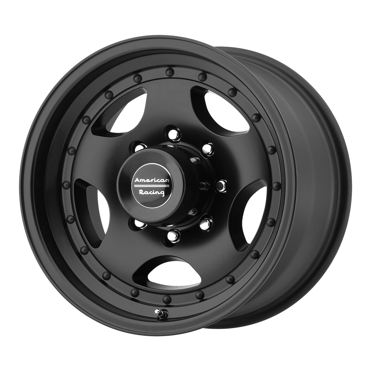 American Racing Ar23 15X8 5X139.7 -19MM Satin Black W/ Clear Coat