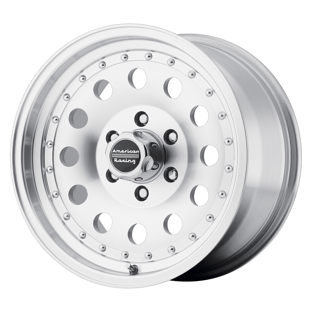 American Racing Ar62 Outlaw Ii 17X8 8X170 +18MM Machined W/ Clear Coat