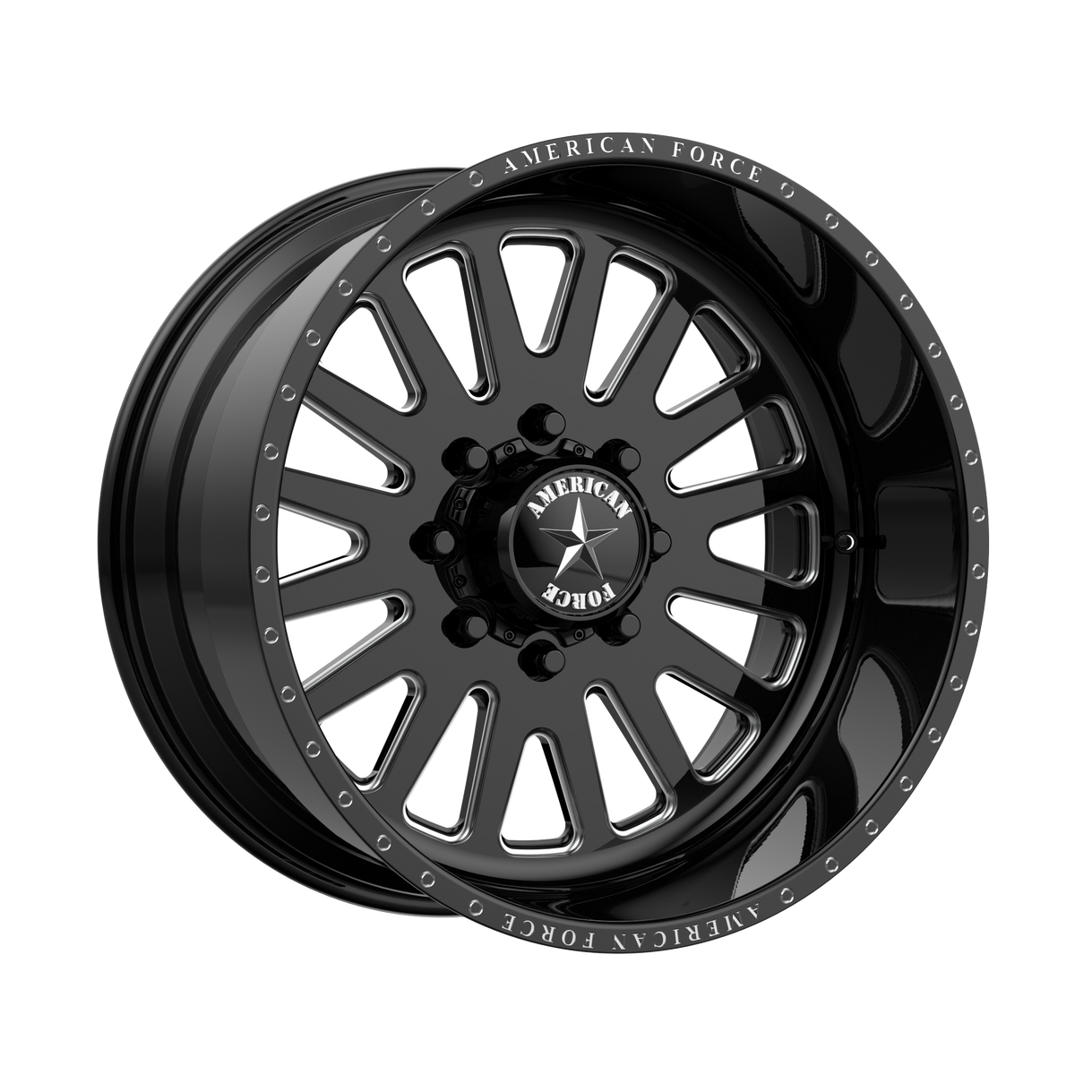 American Force - Atom SS 24X11 8X170 +0 Black
