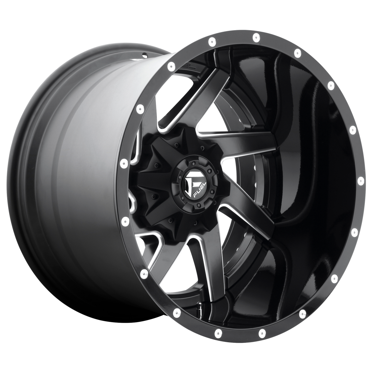 Fuel Off-Road D265 24X12 Matte Black Milled 8x170 -43mm