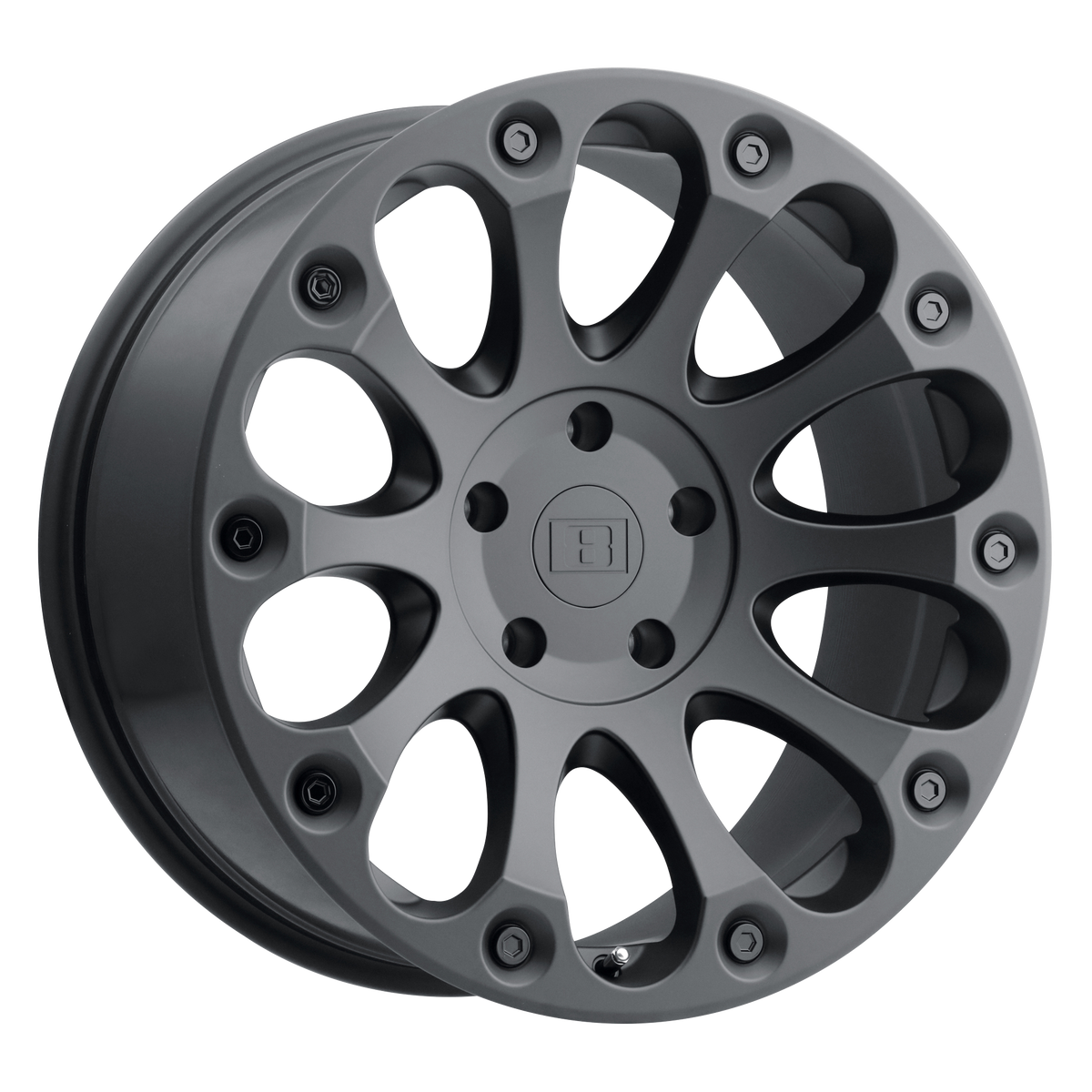 Level 8 - LE Impact 18X9 6X114 +12 76 M-blk
