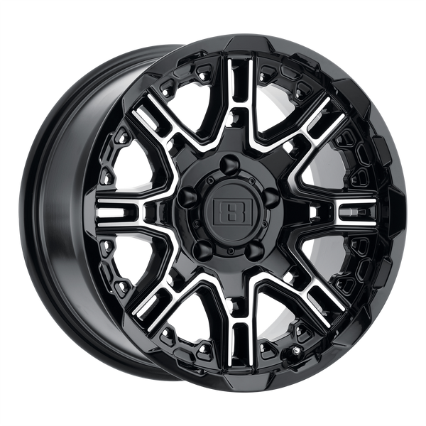 Level 8 - LE Slin 22X11.5 5X127 -44 71 G-bk MC