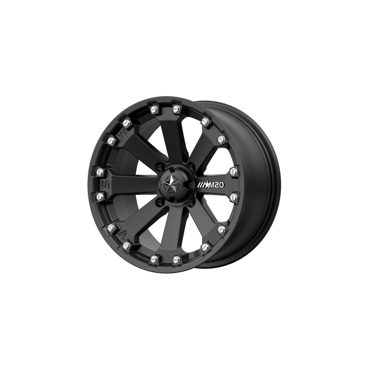 MSA Offroad Wheels M20 Kore Utv 14X7 4X137 +0MM Matte Black