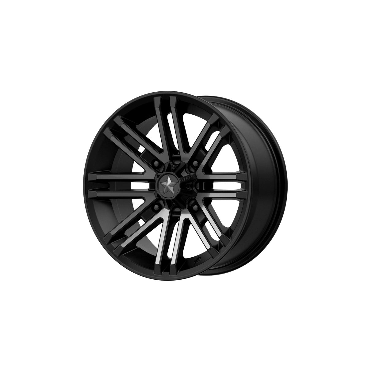 MSA Offroad Wheels M40 Rogue Utv 14X7 4X156 +10MM Satin Black W/ Titanium Tint